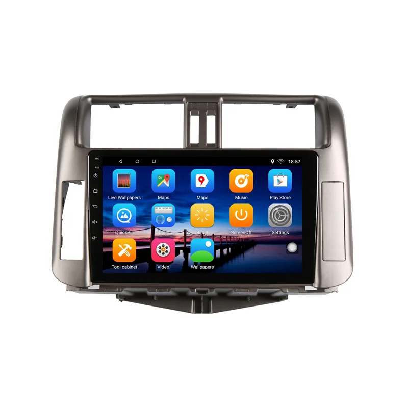 9 "2 + 32G 2.5D IPS android 8 1 Автомобильный мультимедийный плеер dvd для Toyota Prado 150 2010 2011 2012