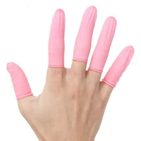 rubber finger sets fingertips one time non slip wear resistant labor insurance waterproof flip page counting beauty sale