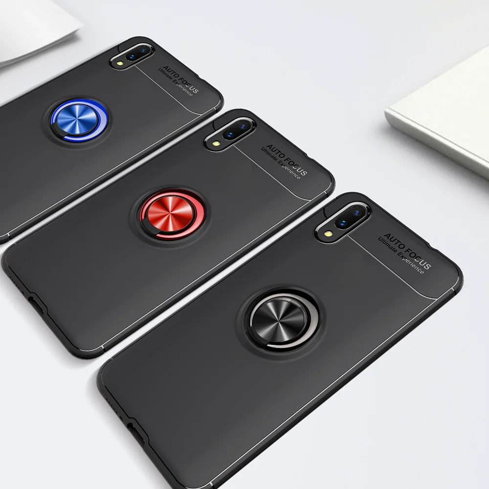 Lenuo Finger Ring All-in-one Case for vivo NEX S Mix color ring bracket back cover Magnetic Car Holder |