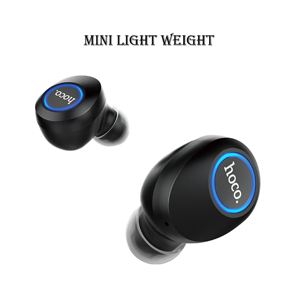 HOCO, оригинальные Bluetooth наушники, беспроводные, свободные руки, гарнитура, мини, в ухо, наушники, Веселый звук, Bluetooth 5,0, наушники, новейшие