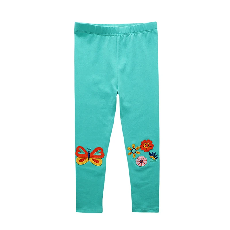 Girls Legging K Модные эластичные леггинсы для маленьких девочек брюки для малышей детские штаны обтягивающие легинсы с цветами и рисунком фламинго на весну и осень - Цвет: Girls Legging K