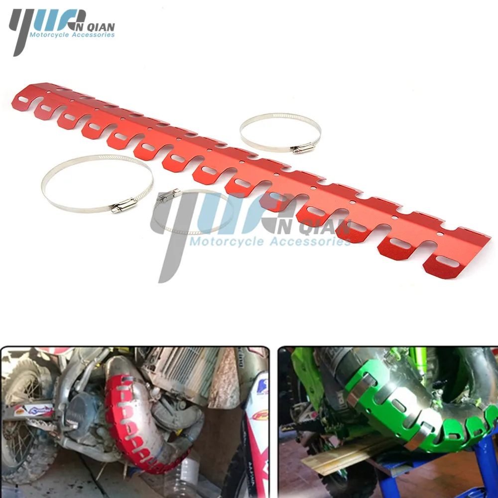 YUANQIAN Universal Motorcycle Exhaust Muffler Pipe Leg Protector Heat Shield Cover For mt 09 mt-09 mt07 mt-07 xmax 125 200 400 | Автомобили