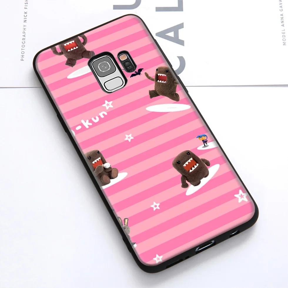 WEBBEDEPP простой Domo Kun аниме мягкий чехол для Samsung Galaxy S10 S10e S9 S8 Plus S7 S6 Edge &amp J6 2018 Note 10 9 8 |