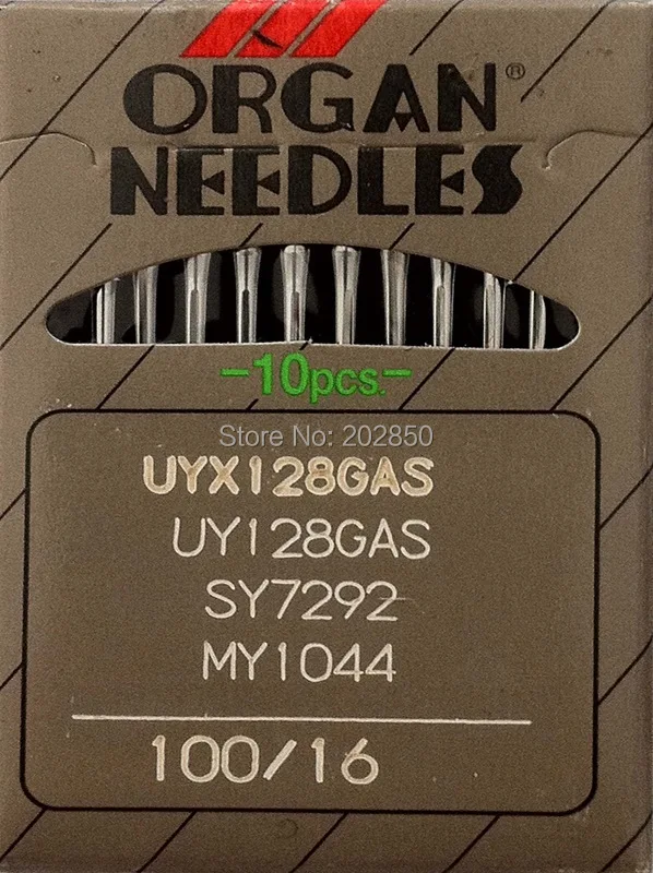 Японские Оригинальные иглы бренда орган UYX128GAS 100/16 20 шт./лот для промышленных