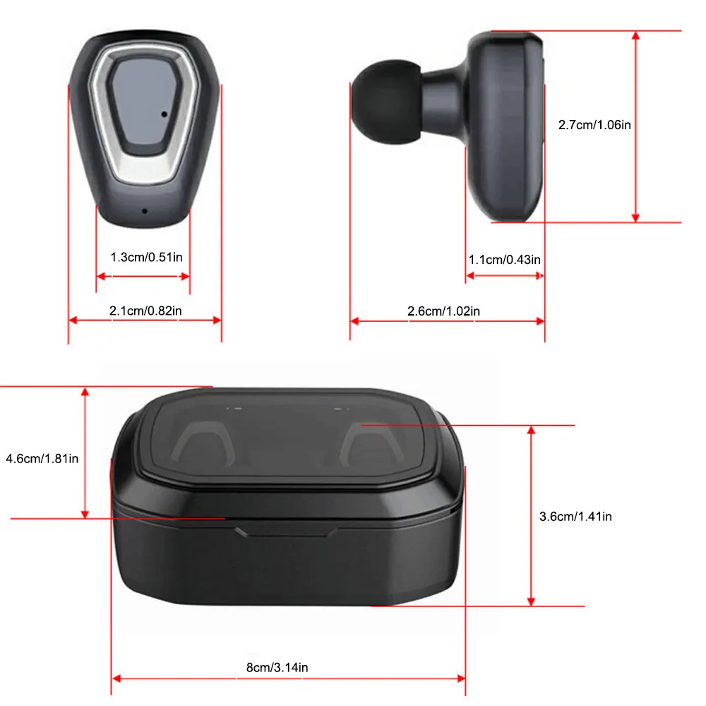 A7 TWS беспроводная Bluetooth гарнитура стерео Handfree Спортивные наушники с зарядной