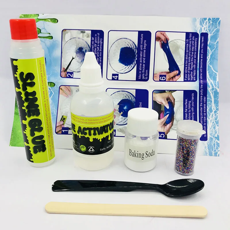 Fluffy Floam Slime Набор для изготовления пластилина, Набор для изготовления кристаллов, полимерная глина для детских подарков, образовательная глина, игрушка slime fluffy-10