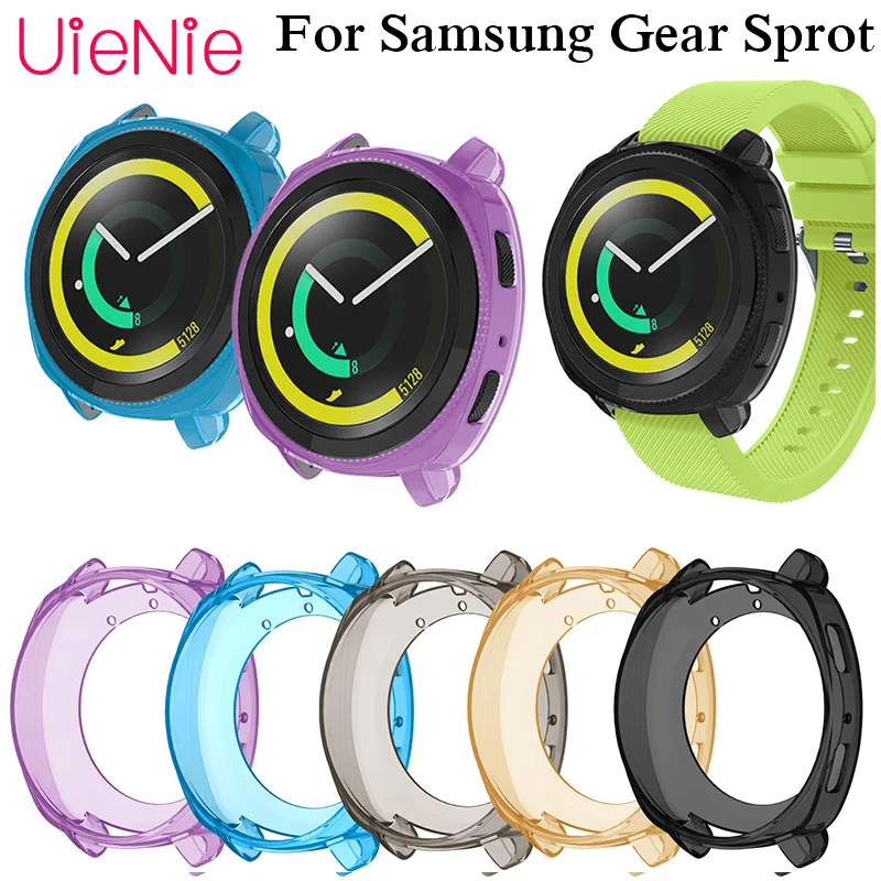 Бесплатная доставка Силиконовые часы Полный чехол для Samsung Gear спортивные