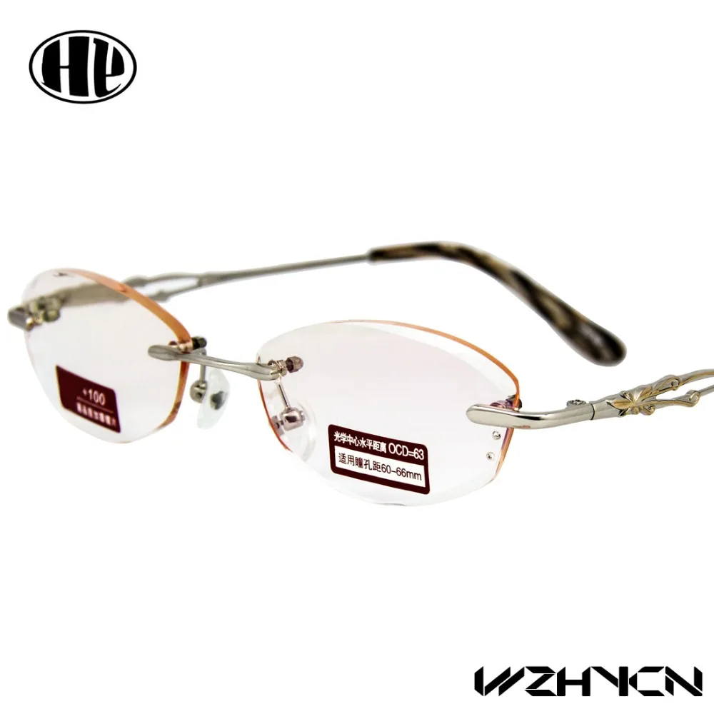 2017 new designed golden Trimming diamond cut stainless steel metal gafas high quality women reading glasses men | Аксессуары для