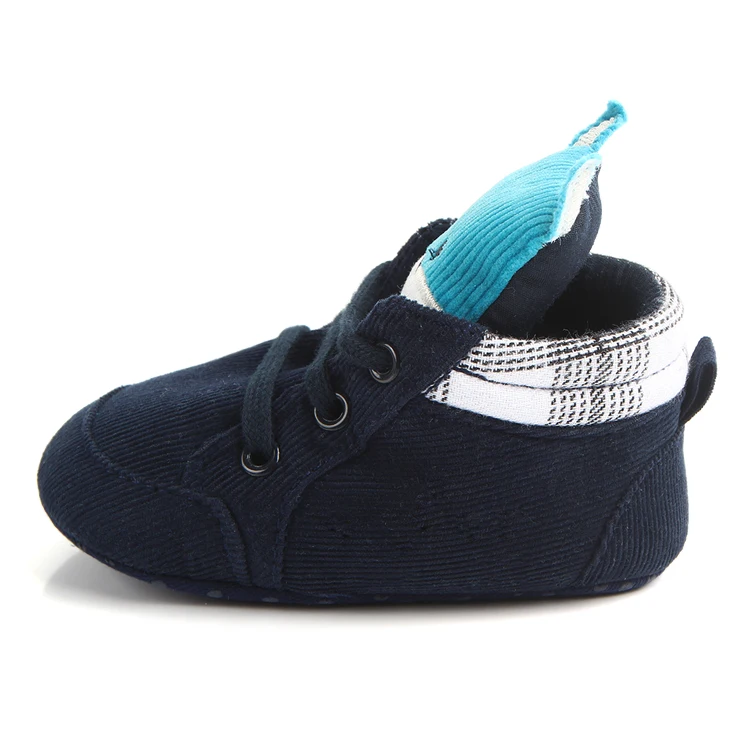 Cute cat Lace-up baby pedal shoes Newborn Infant Toddler First Walkers Soft Soled Cotton Fabric Kids Shoes |