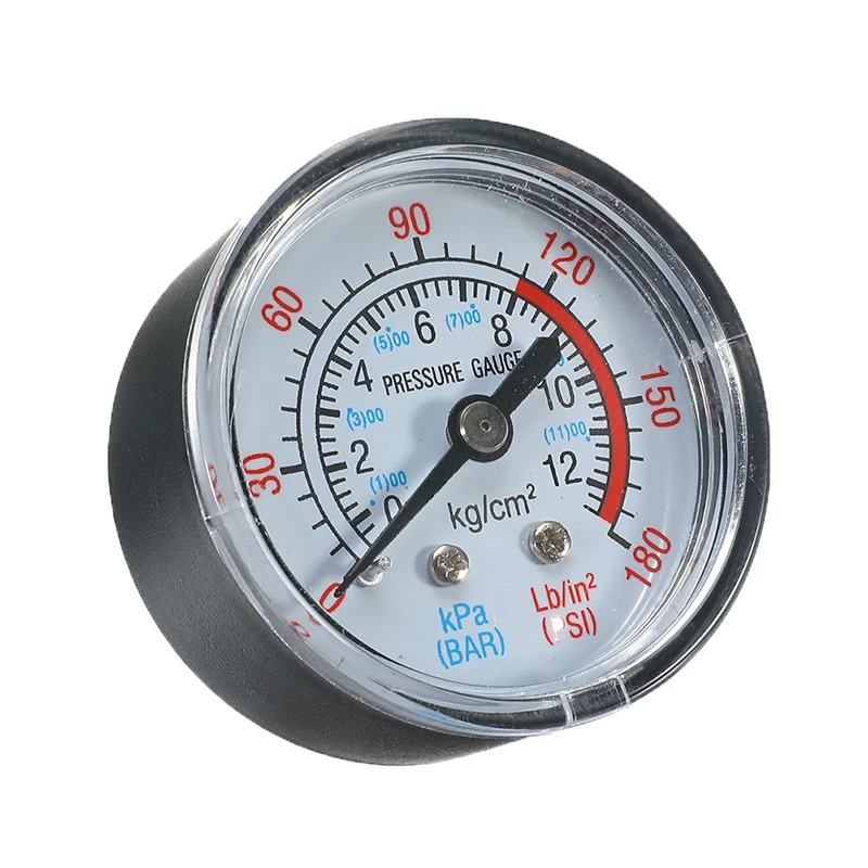 Барный манометр 13 мм 1/4 BSP резьба 0-180 PSI 0-12 Манометр двойная шкала для воздушного