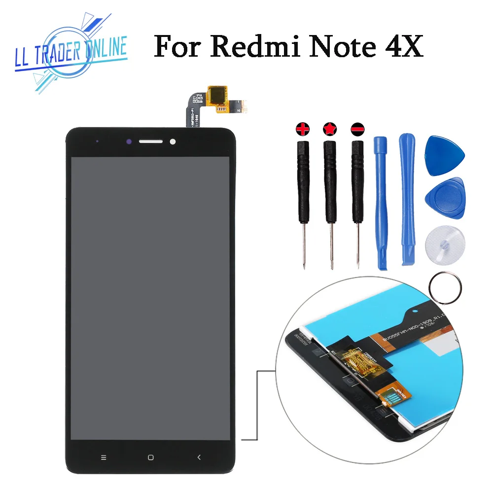Сменный ЖК-экран LL TRADER для Xiaomi Redmi Note 4X ЖК-дисплей сенсорная сборка дигитайзер без
