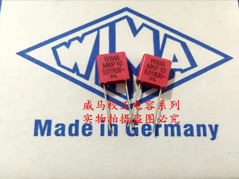 2020 флейта 10 шт./20 шт. Германия WIMA MKP10 630 В 0 01 мкФ в 103 нФ P: 7 5 мм|Конденсаторы| |