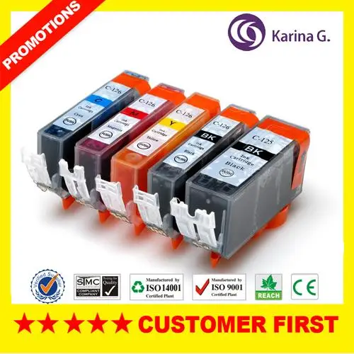 5PK совместимый картридж с чернилами Φ C/M/Y для PIXMA IP4810 IP4910 IX6510|ink cartridge|compatible ink