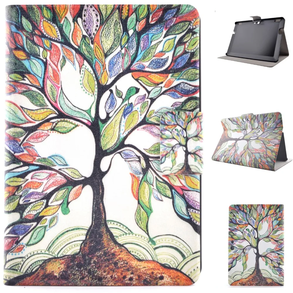 Ультратонкий чехол подставка с рисунком защитный книжка для карт планшета Amazon