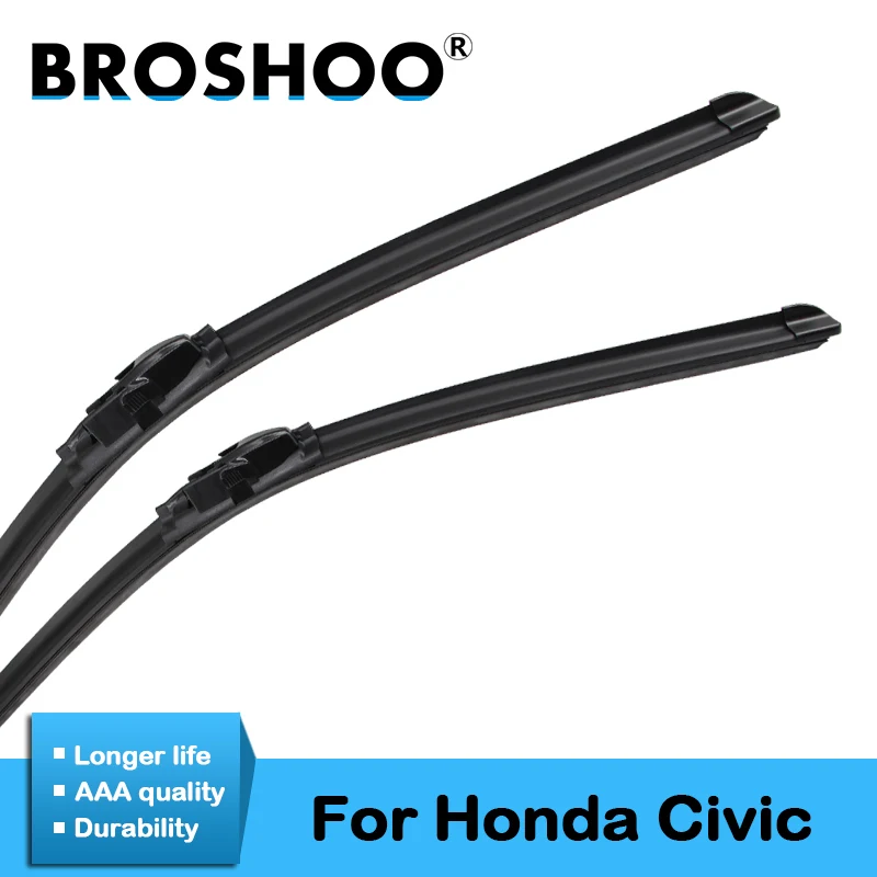 Щетка стеклоочистителя BROSHOO для автомобиля из натурального каучука Honda Civic 8 9 с 2005