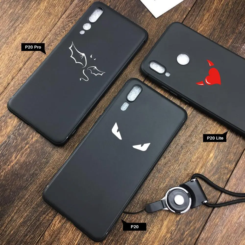Для Huawei P20 Lite чехол с 3D принтом милый мультяшный Высокое качество Мягкий