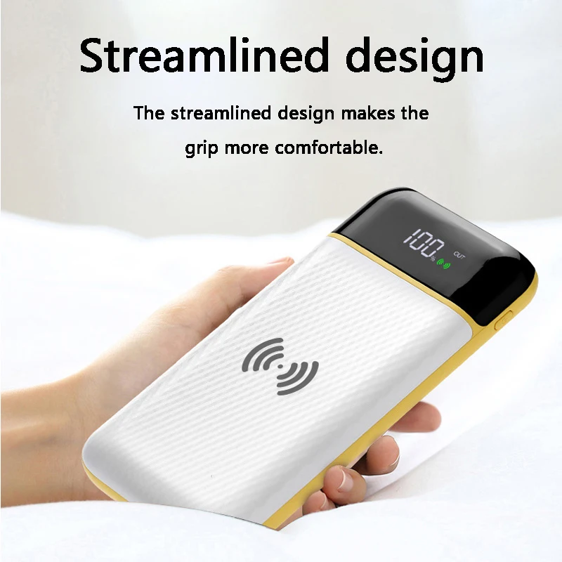 Быстрая зарядка Беспроводная power bank 20000 мАч внешняя батарея портативное зарядное