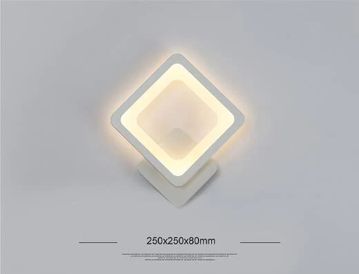 250x250mm Прямоугольная современная светодиодная потолочная люстра для гостиной спальни AC85-265V квадратная Потолочная люстра - Цвет абажура: 250x250mm