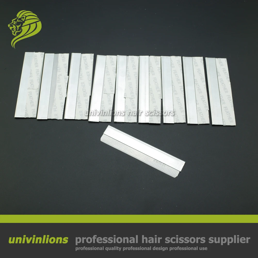 100 шт. лезвие для стрижки бровей и бороды съемное волос парикмахерских ножниц