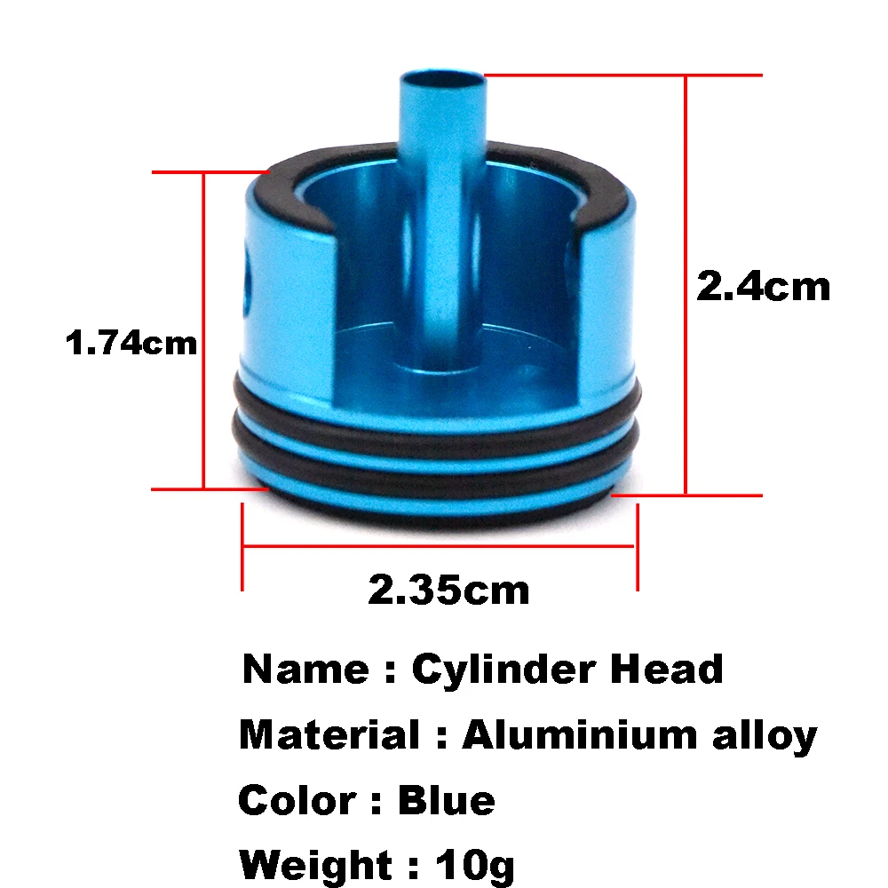 CNC алюминиевый сплав супербесшумная головка цилиндра для страйкбола Ver.2 Ver. 3