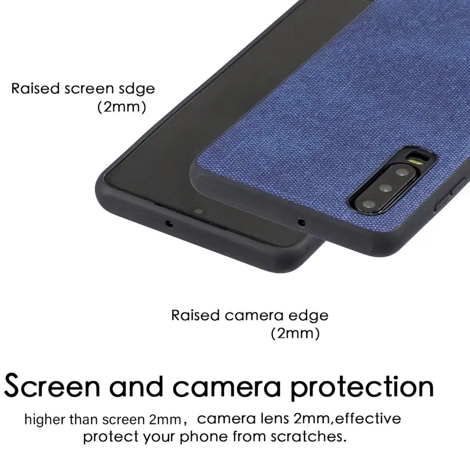 Для Huawei P30/P30 Pro/P30 Lite/P20Pro/P20Lite чехол Модный повседневный джинсовый Кожаный