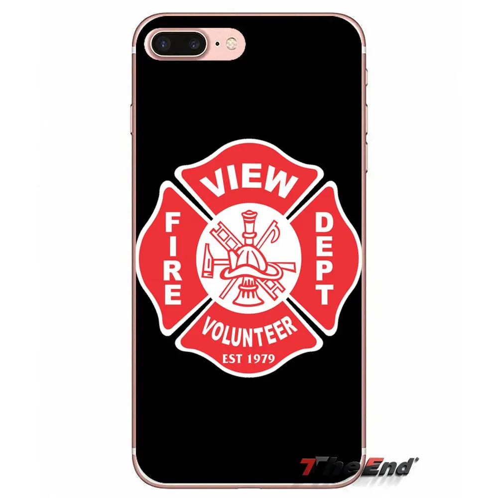 Для Huawei G7 G8 Ascend P7 P8 P9 Lite Honor 4C 5X 5C 6X Mate 7 8 9 Y3 Y5 Y6 II Pro Fire Department FD fighter Flames Case|case me|honor 4cmate |