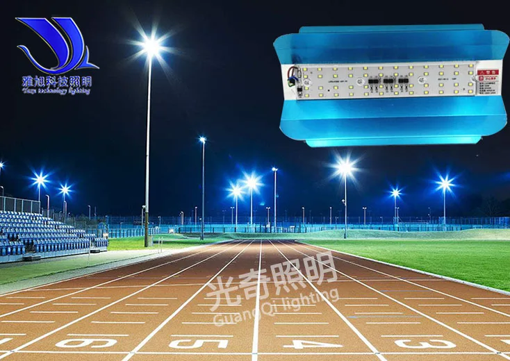LED Flood light RGB black shell led outdoor search lamp 50W 80W 100W 200W 300w 500w 1000 led luminaire light