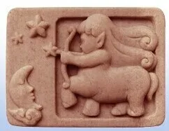

C114 the zodiac Sagittarius (handmade soap soap mold silicone mold mold)