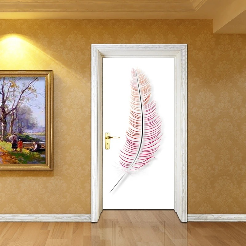 ПВХ 3d Виниловые обои бесплатно Обои для рабочего стола современные DIY дверные