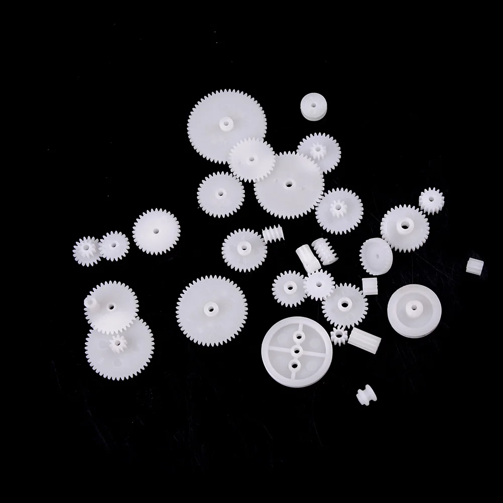 34 шт. пластиковая коробка передач мотор редуктор для модели игрушки автомобиль