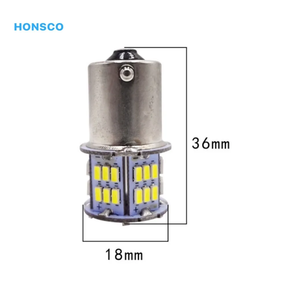 2 шт. автомобильные светодиодсветодиодный лампы 7506 54 SMD 3014 6000 К 12 В|Сигнальная