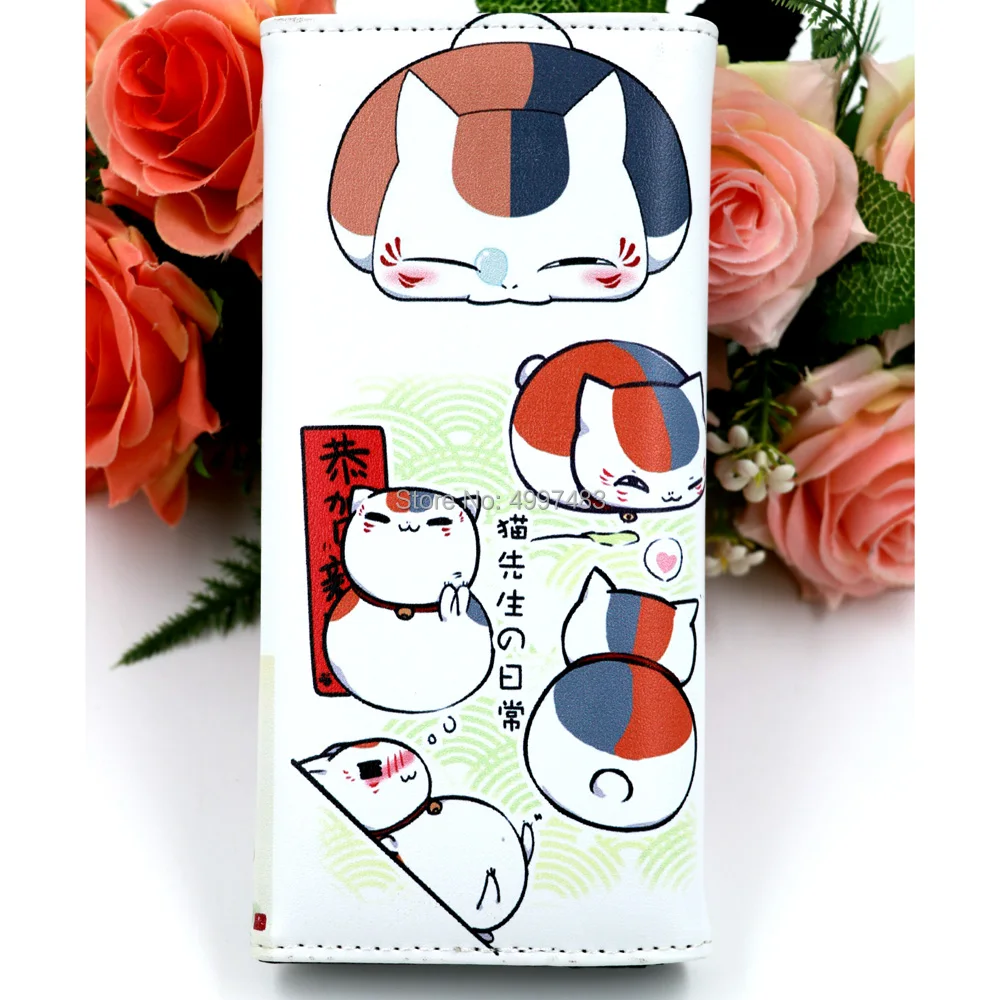 Аниме Natsume Yuujinchou Nyanko Sensei цветной кошелек из синтетической кожи держатель для карт