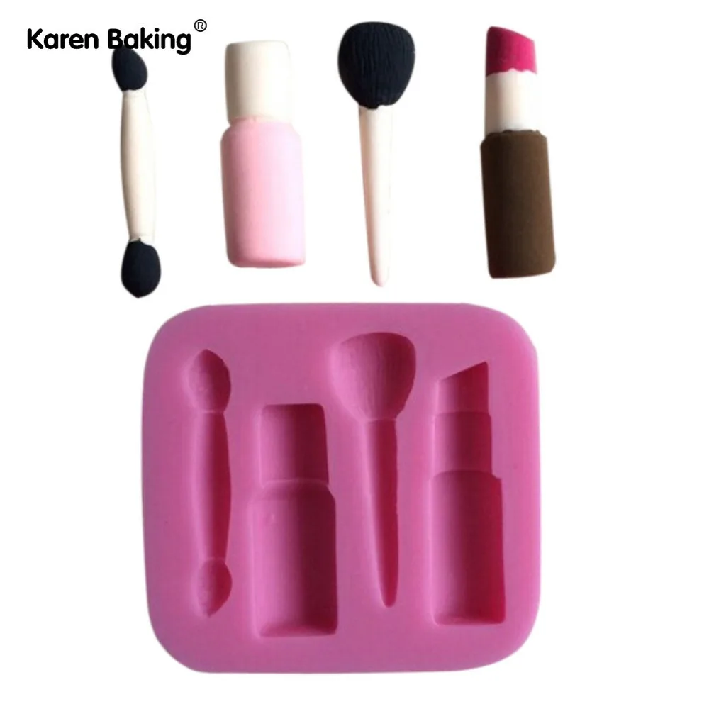 Красивые и модные инструменты для макияжа дизайнерские Fondant формы тортов мыла