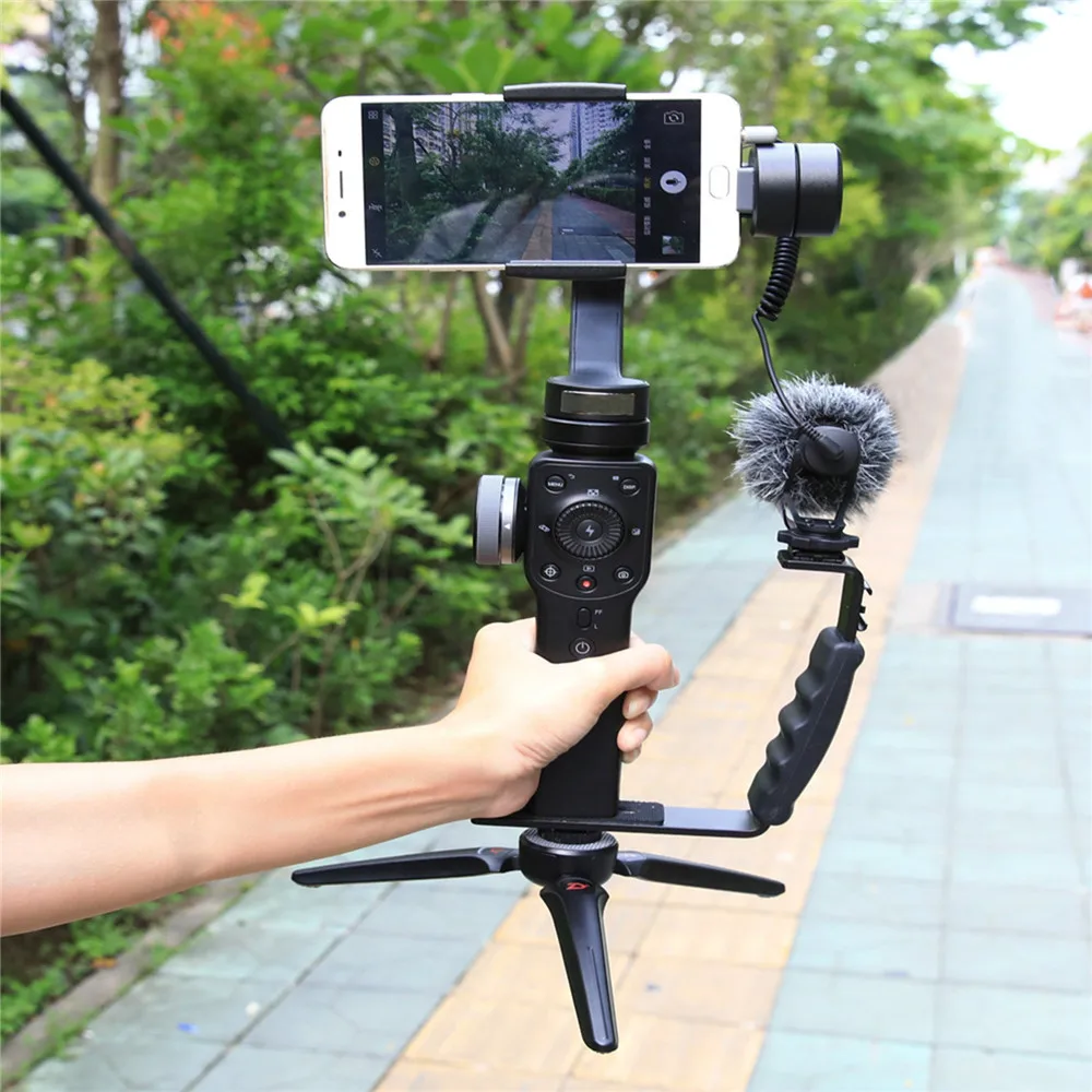 Выдвижной держатель для Zhiyun Smooth 4 DJI OSMO Mobile2 ручной стабилизатор внешний микрофон