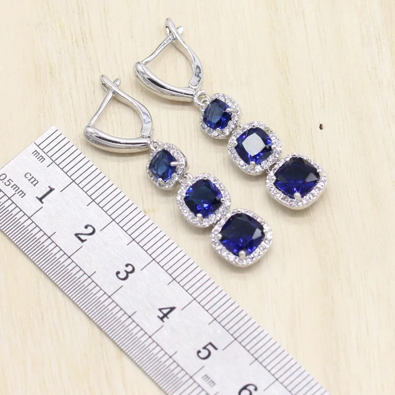 Женский Свадебный комплект из колье серёг и кольца с фианитом | Украшения