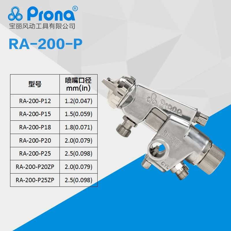 Бесплатная доставка prona RA 200 автоматический пистолет распылитель RA200 сопло из