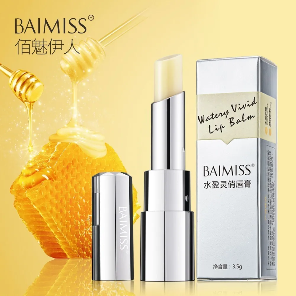 Бальзам для губ BAIMISS очень питательный увлажняющий и антивозрастной бальзам