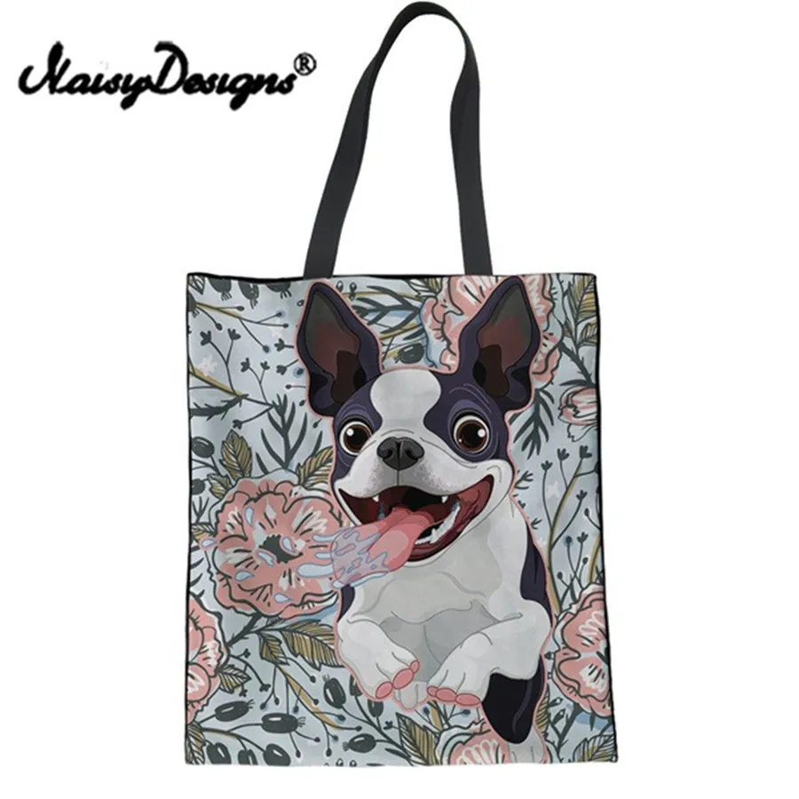 NoisyDesigns Сумка с верхней ручкой Женская Холщовая для покупок забавная Цветочная