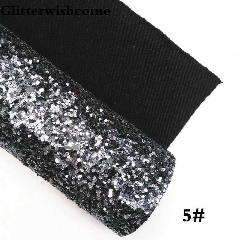 5 Glitterwishcome 21X29 см A4 Размеры виниловые обои для бантами, с эффектом блестящей кожи тканевый Виниловый фон для банты, GM117A - Цвет: 5