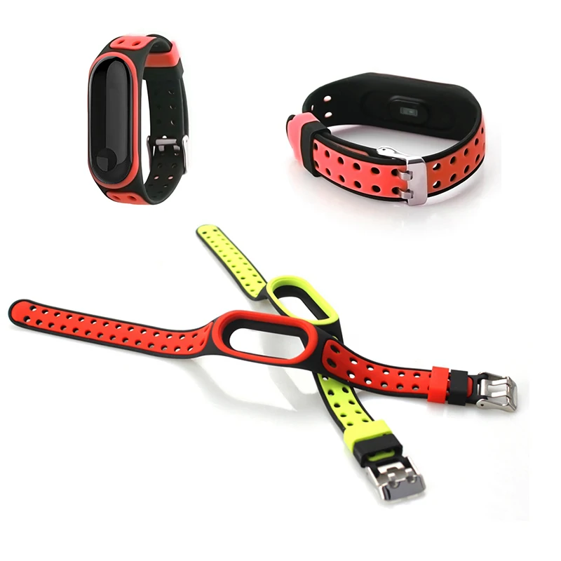 Удобный силиконовый ремешок Boorui mi 3 для xiaomi Band аксессуары с модными цветами и
