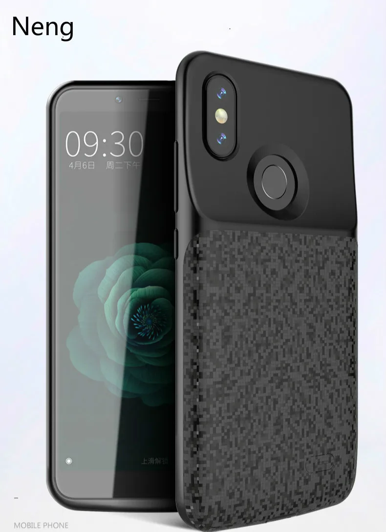 NENG 5200 мАч противоударный чехол для зарядного устройства для Xiaomi Mi6X портативный дорожный зарядный внешний аккумулятор чехол для телефона чехол для Xiaomi Mi6