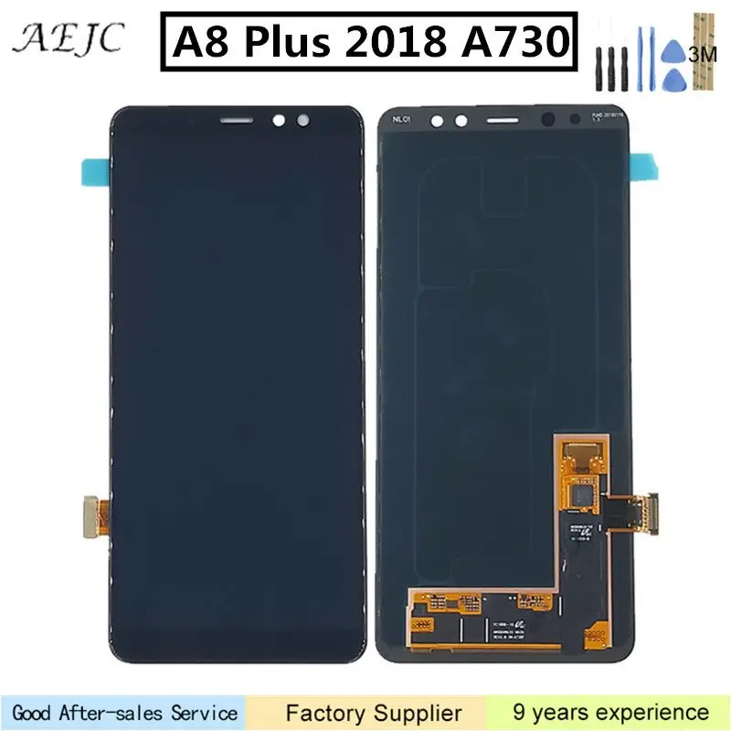 6 &quotдля Samsung A8 Plus 2018 A730 A730F A730F/DS A730x ЖК дисплей сенсорный экран дигитайзер для Galaxy