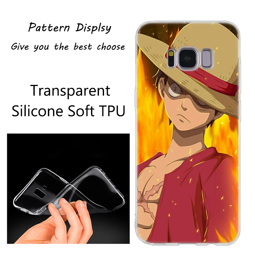 Силиконовый чехол с изображением обезьяны D Luffy для samsung Galaxy Note 10 Plus S8 S9 S10 Plus 5G S6 S7 Edge S5 S10e Note 5 Fashion