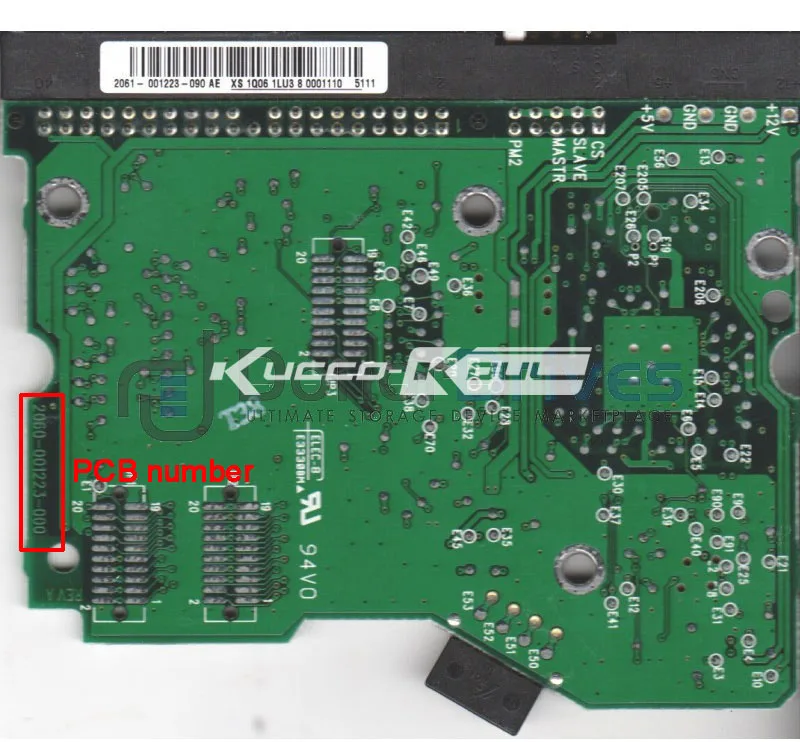 HDD PCB Логическая плата 2060-001223-000 REV A для WD 3 5 IDE/PATA восстановления данных | Компьютеры