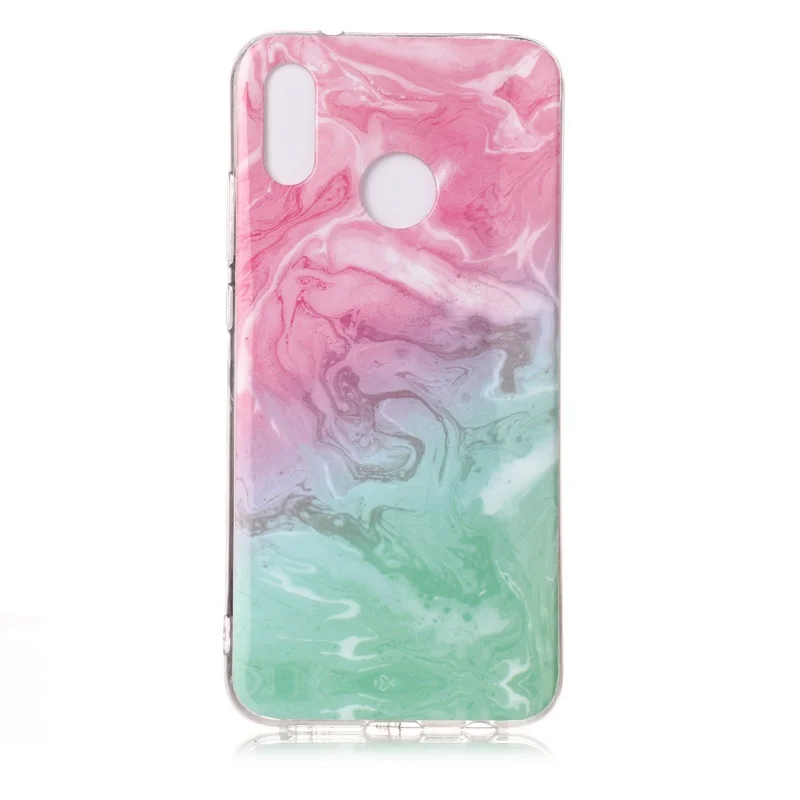Чехол для Huawei P20 lite задняя крышка / Nova 3e чехол в мраморном стиле прозрачный