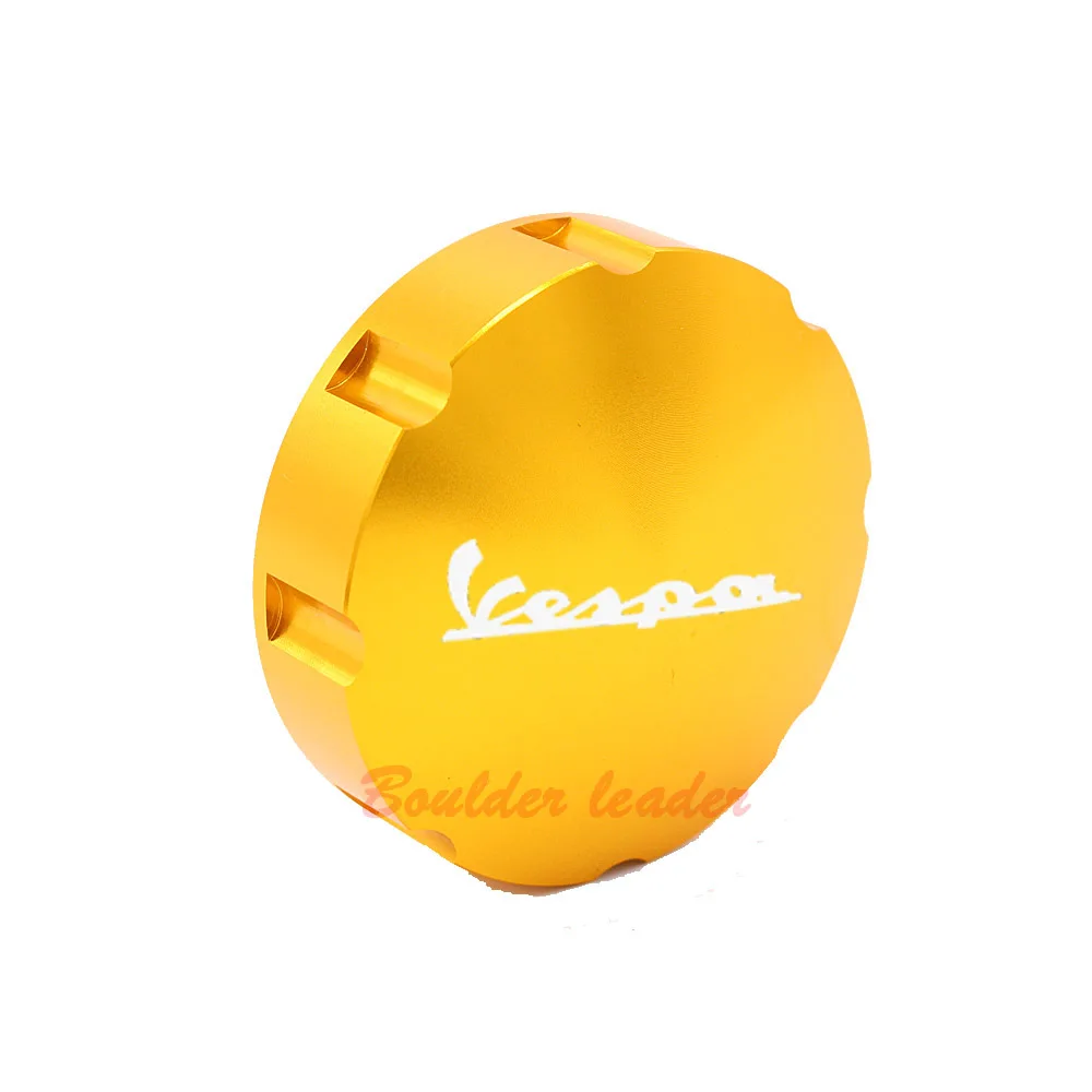 Gold Газа топливного бака масла Кепки Крышка для Piaggio скутер VESPA GTS GTV LX Primavera Sprint 125 150 250 300 300ie - Цвет: Gold