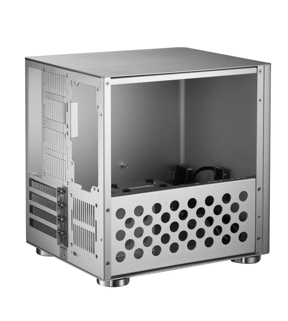 Алюминиевый корпус JONSBO V4 с поддержкой материнской платы MicroATX ITX HTPC чехол для