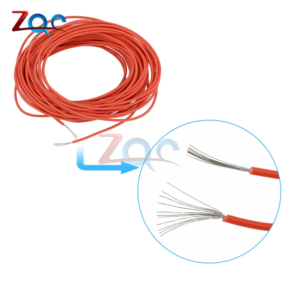 10 м 10 м UL-1007 24AWG Монтажный провод 80C/300 В шнур DIY электрический провод кабель красный/черный/синий/желтый 24 AWG