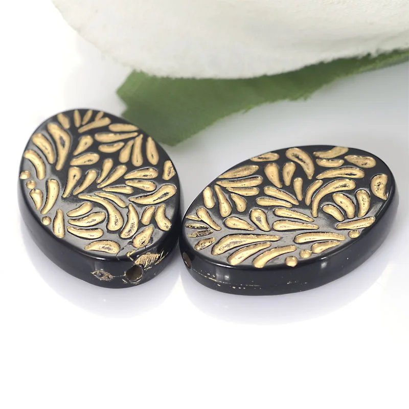 Оптовая продажа Акриловые Плоские Овальные Пластиковые искусственные украшения