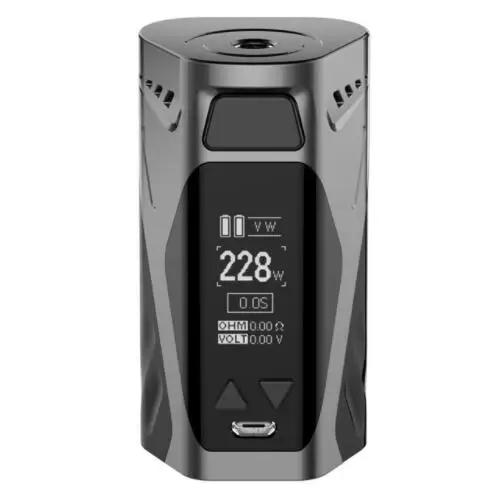 Оригинальный Rincoe Manto X Mesh 228 Вт Box MOD fit 6 мл Metis Mix распылитель Поддержка двойной 18650